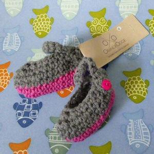 ORANGEODGE Handcrafted Crochet Baby Booties